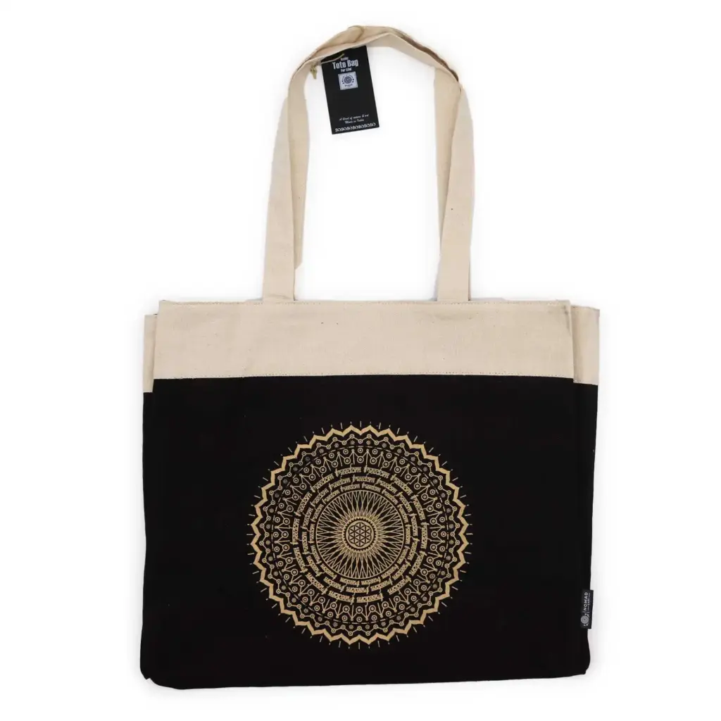 Oversized Stonewash Tote Bag 14oz – Freedom Mandala | www.artisangoods.co.uk Oversized Stonewash Tote Bag 14oz – Freedom Mandala | www.artisangoods.co.uk