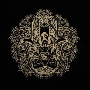 Oversized Tote Bag Chocolate Stonewash 14oz – Freedom Hamsa | www.artisangoods.co.uk 3