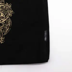 Oversized Tote Bag Chocolate Stonewash 14oz – Freedom Hamsa | www.artisangoods.co.uk 2