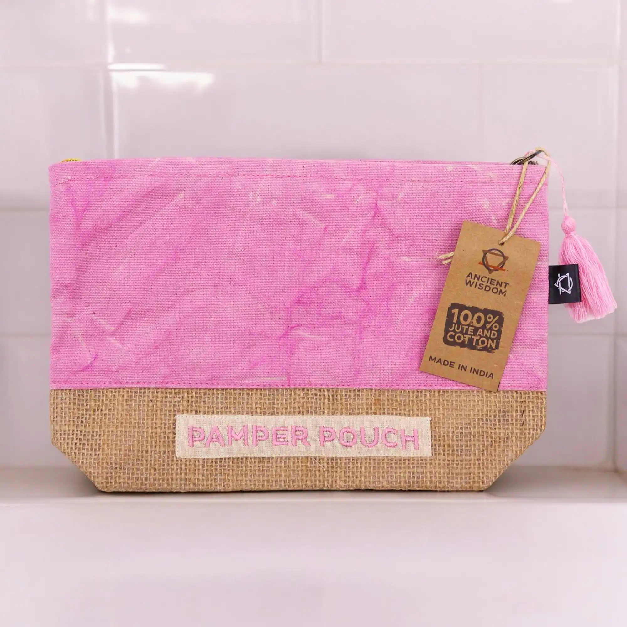 Pamper Pouch – Pink & Purple – Stonewash | www.artisangoods.co.uk 3 Pamper Pouch – Pink & Purple – Stonewash | www.artisangoods.co.uk 2