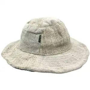 Patched and Wired Hemp & Cotton Boho Festival Hat – Natural | www.artisangoods.co.uk Patched and Wired Hemp & Cotton Boho Festival Hat – Natural | www.artisangoods.co.uk 1