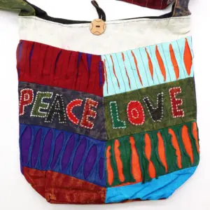 Peace & Love Bags (asst des) | www.artisangoods.co.uk 4