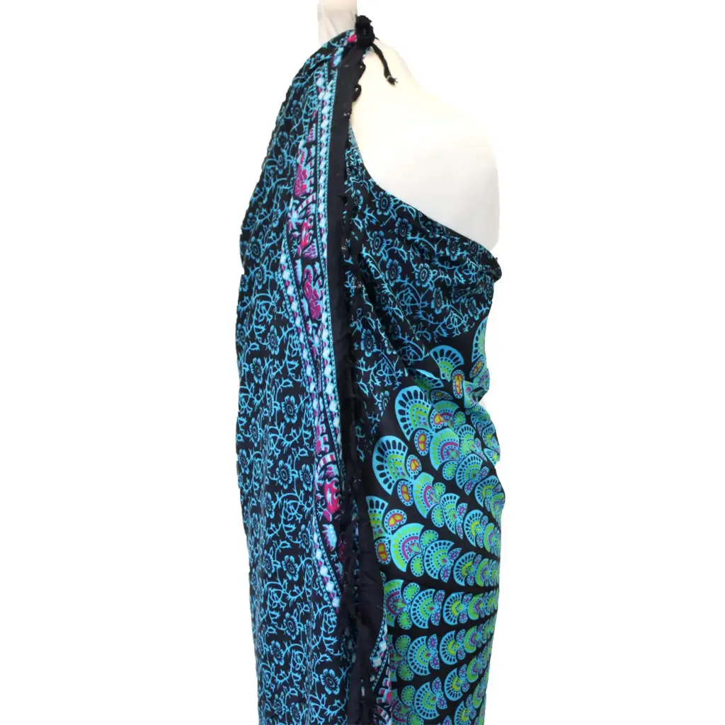 Peacock Classic Mandala Sarongs | www.artisangoods.co.uk 2 Peacock Classic Mandala Sarongs | www.artisangoods.co.uk 2