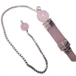Pendulum – Rose Quartz | www.artisangoods.co.uk 1