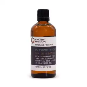 Peppermint Fresh Massage Oil – 100ml | www.artisangoods.co.uk 1