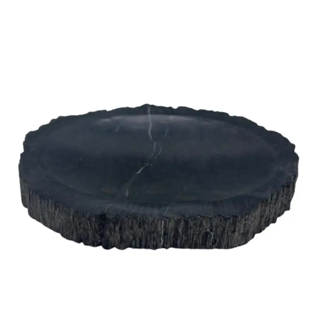 Petrified Wood Black Soap Dish | www.artisangoods.co.uk 3