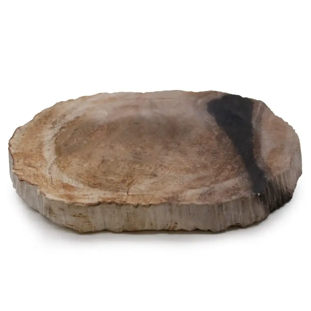 Petrified Wood Black Soap Dish | www.artisangoods.co.uk