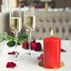 Pillar Candle 60x120mm – Ivory | www.artisangoods.co.uk 4