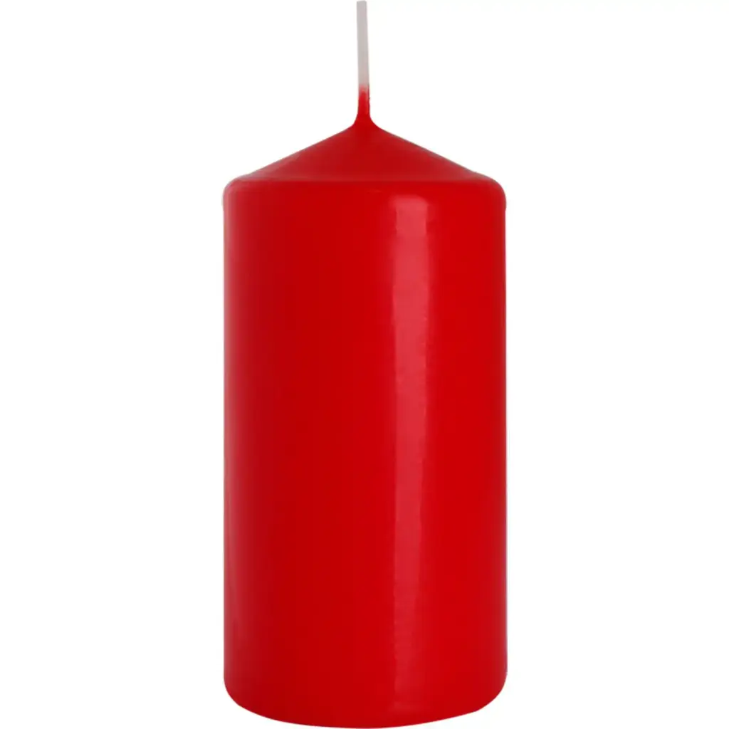 Pillar Candle 60x120mm – Red | www.artisangoods.co.uk
