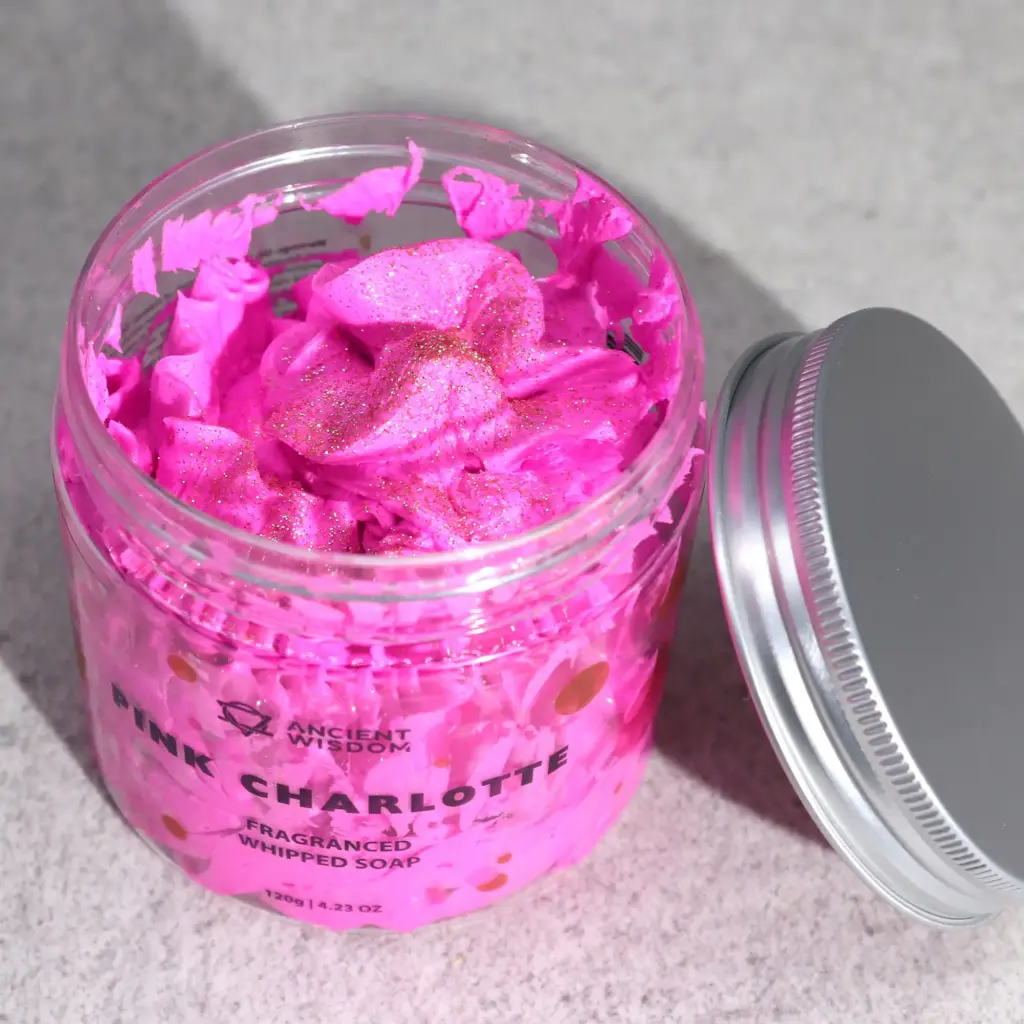 Pink Charlotte Whipped Cream Soap 120g | www.artisangoods.co.uk 3