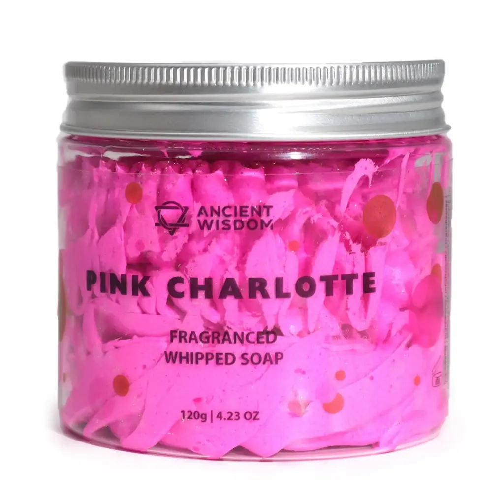 Pink Charlotte Whipped Cream Soap 120g | www.artisangoods.co.uk