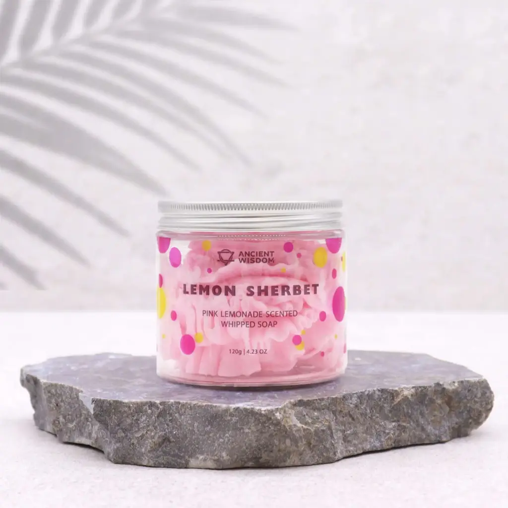 Pink Lemonade Whipped Soap 120g | www.artisangoods.co.uk 2