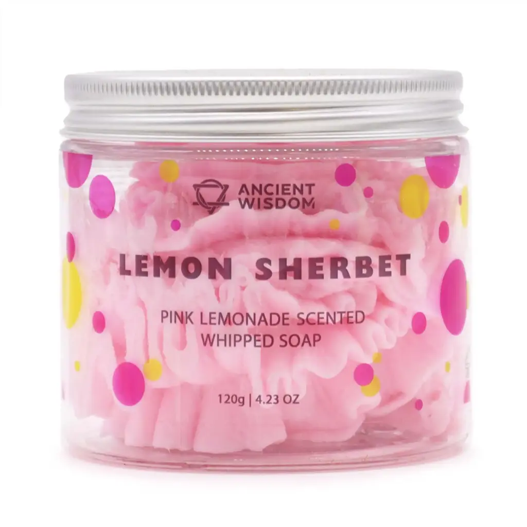 Pink Lemonade Whipped Soap 120g | www.artisangoods.co.uk