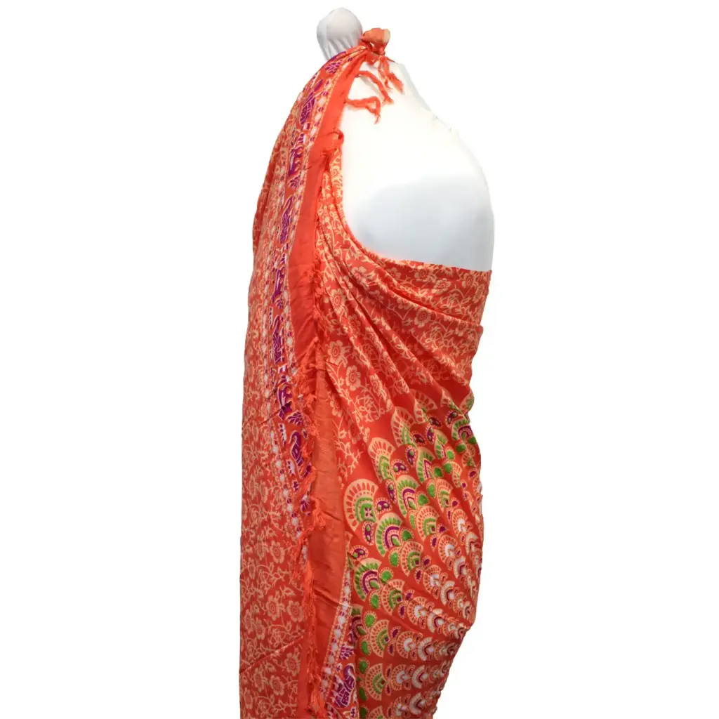 Pink Rose Mandala Sarongs | www.artisangoods.co.uk 2 Pink Rose Mandala Sarongs | www.artisangoods.co.uk 2