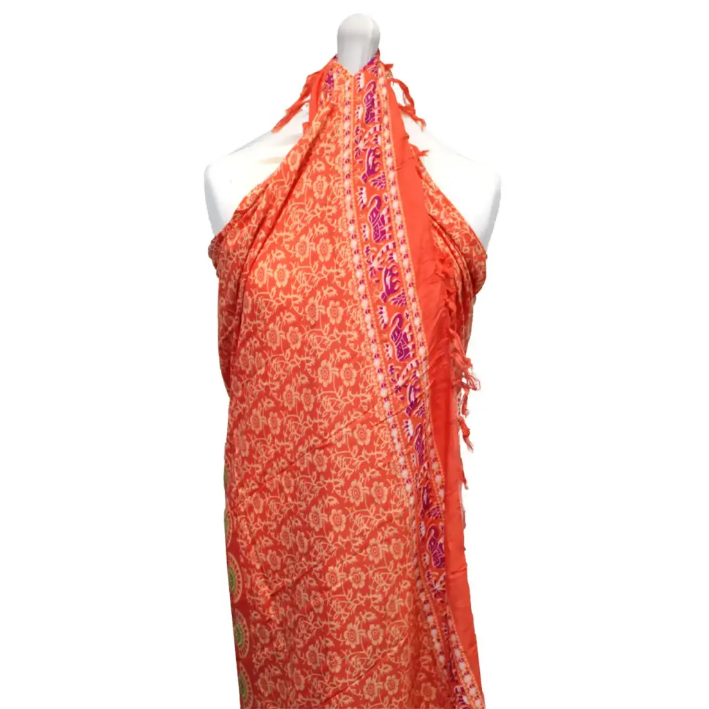 Pink Rose Mandala Sarongs | www.artisangoods.co.uk