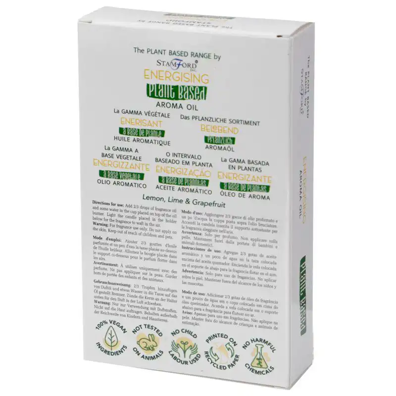 Plant Based Aroma Oil – Energising | www.artisangoods.co.uk 4 Plant Based Aroma Oil – Energising | www.artisangoods.co.uk 3