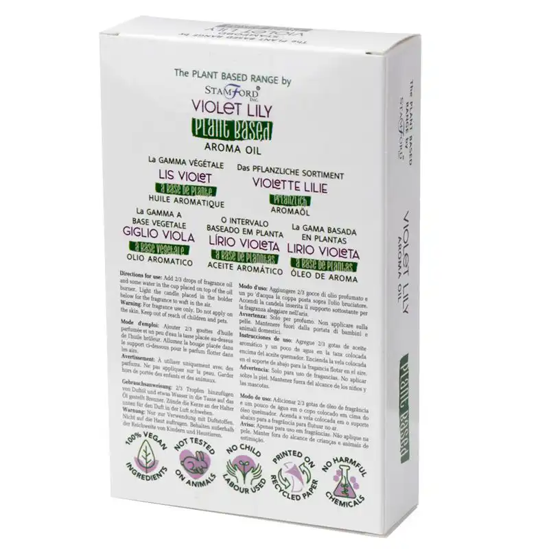 Plant Based Aroma Oil – Violet Lilly | www.artisangoods.co.uk 4 Plant Based Aroma Oil – Violet Lilly | www.artisangoods.co.uk 3