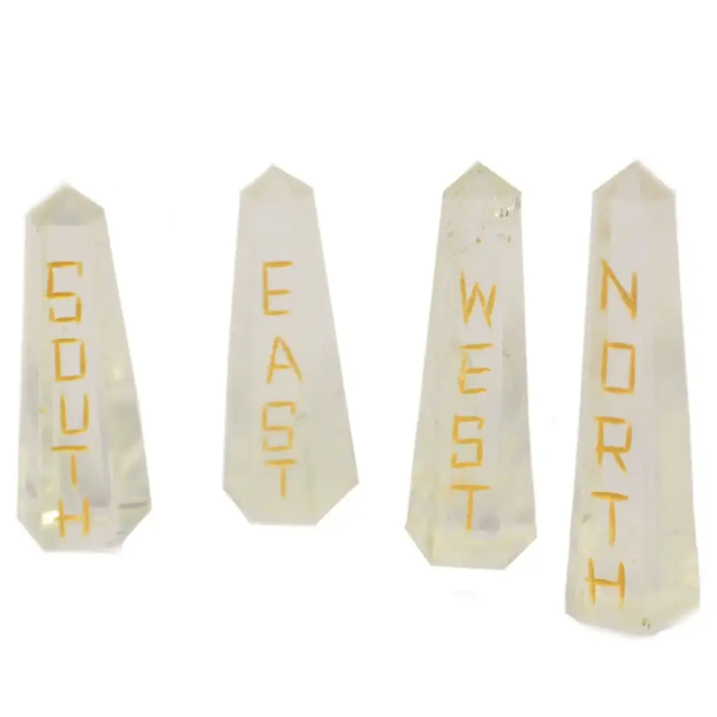 Points of the Compass Quartz Stone Set | www.artisangoods.co.uk