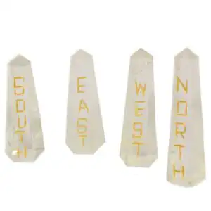 Points of the Compass Quartz Stone Set | www.artisangoods.co.uk 1