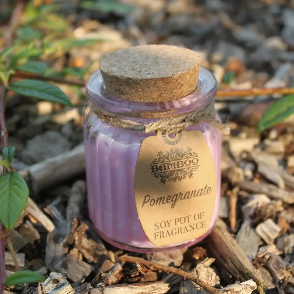 Pomegranate Soy Pot of Fragrance Candles | www.artisangoods.co.uk 5