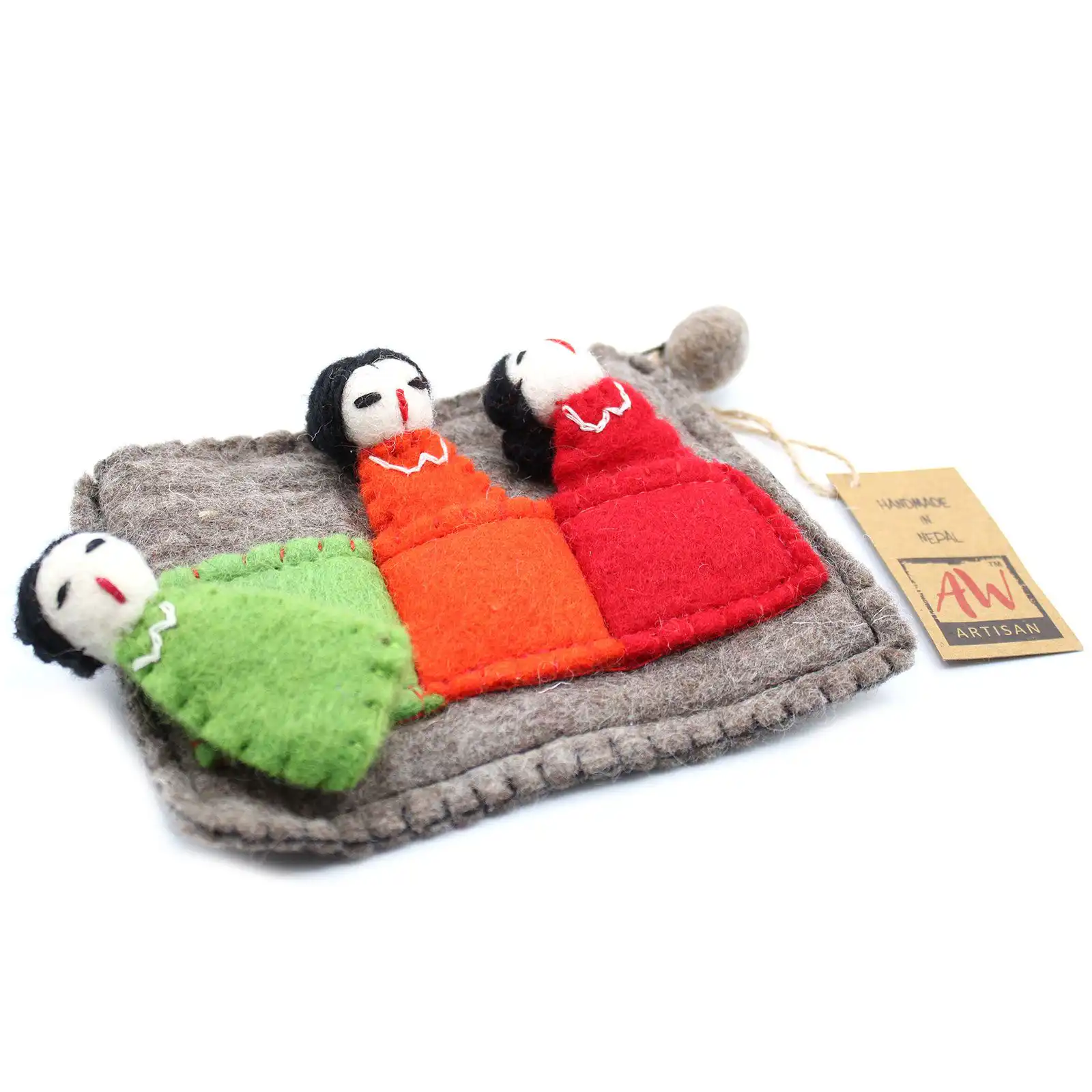 Pouch with Finger Puppets – Friends | www.artisangoods.co.uk 2 Pouch with Finger Puppets – Friends | www.artisangoods.co.uk 1