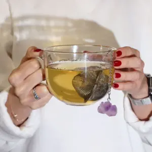 Raw Crystal Gemstone Tea Strainer – Mookaite | www.artisangoods.co.uk 8
