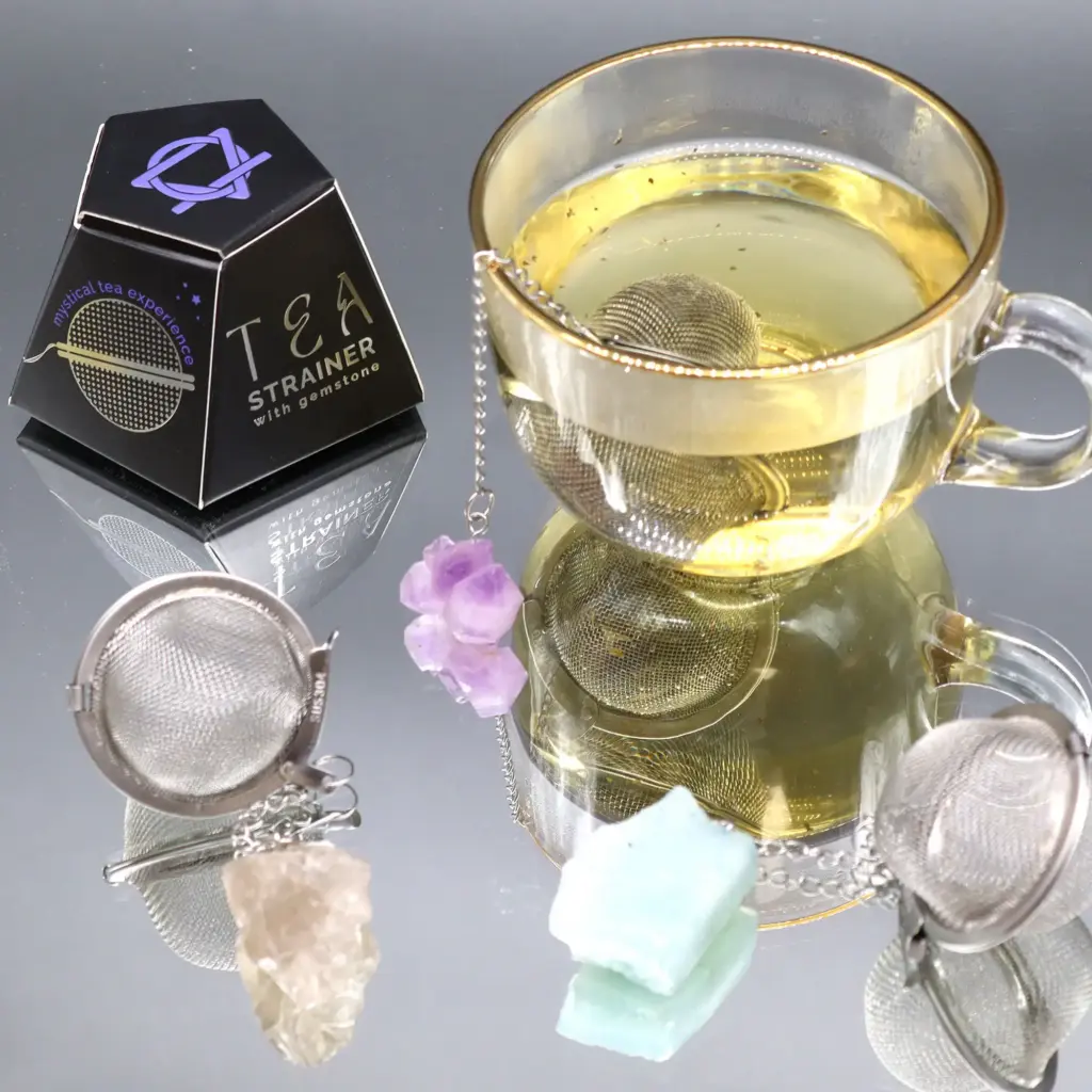 Raw Crystal Gemstone Tea Strainer – Mookaite | www.artisangoods.co.uk 7