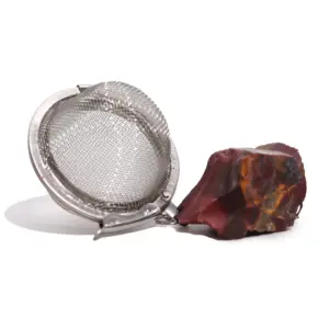Raw Crystal Gemstone Tea Strainer – Mookaite | www.artisangoods.co.uk 6