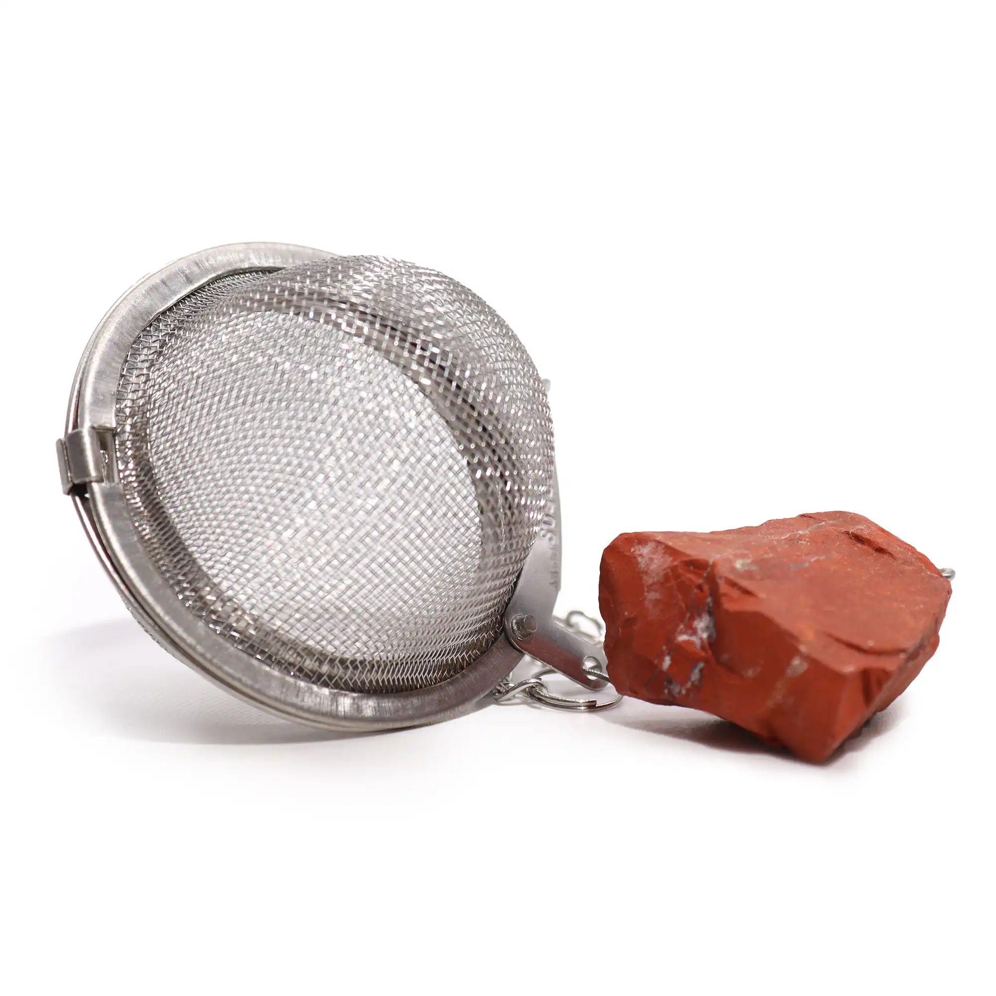 Raw Crystal Gemstone Tea Strainer – Red Jasper | www.artisangoods.co.uk 5 Raw Crystal Gemstone Tea Strainer – Red Jasper | www.artisangoods.co.uk 4