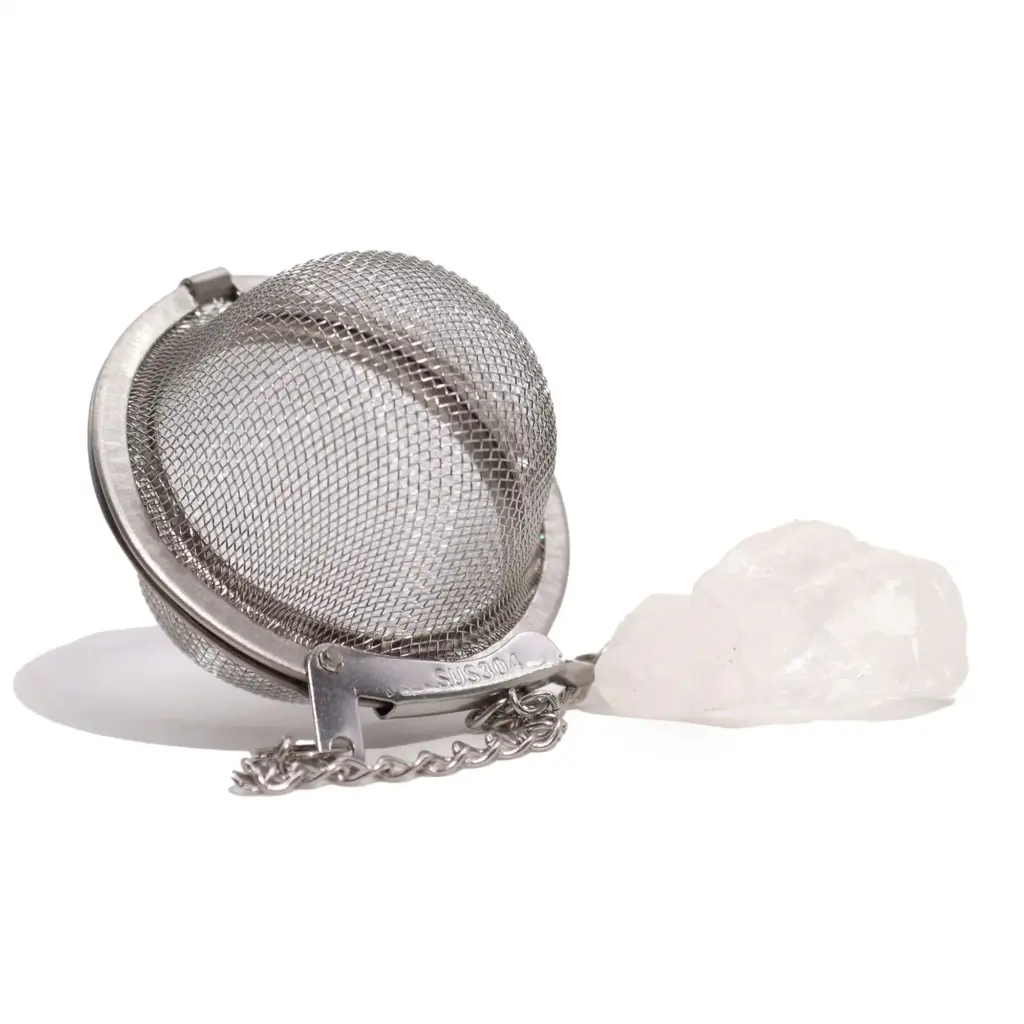 Raw Crystal Gemstone Tea Strainer – Rock Quartz | www.artisangoods.co.uk 6 Raw Crystal Gemstone Tea Strainer – Rock Quartz | www.artisangoods.co.uk 6