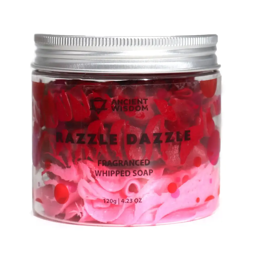 Razzle Dazzle Whipped Cream Soap 120g | www.artisangoods.co.uk