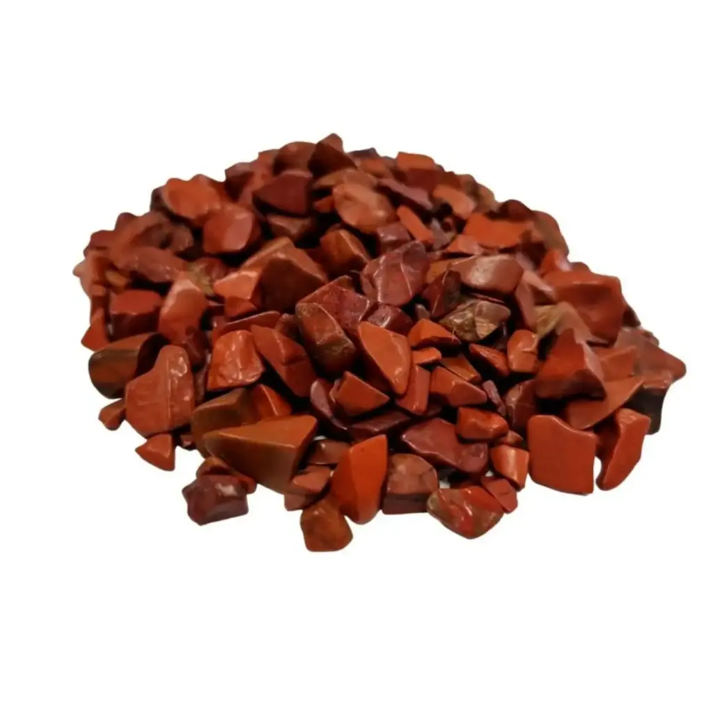 Red Jasper Gemstone Chips Bulk – 1KG | www.artisangoods.co.uk