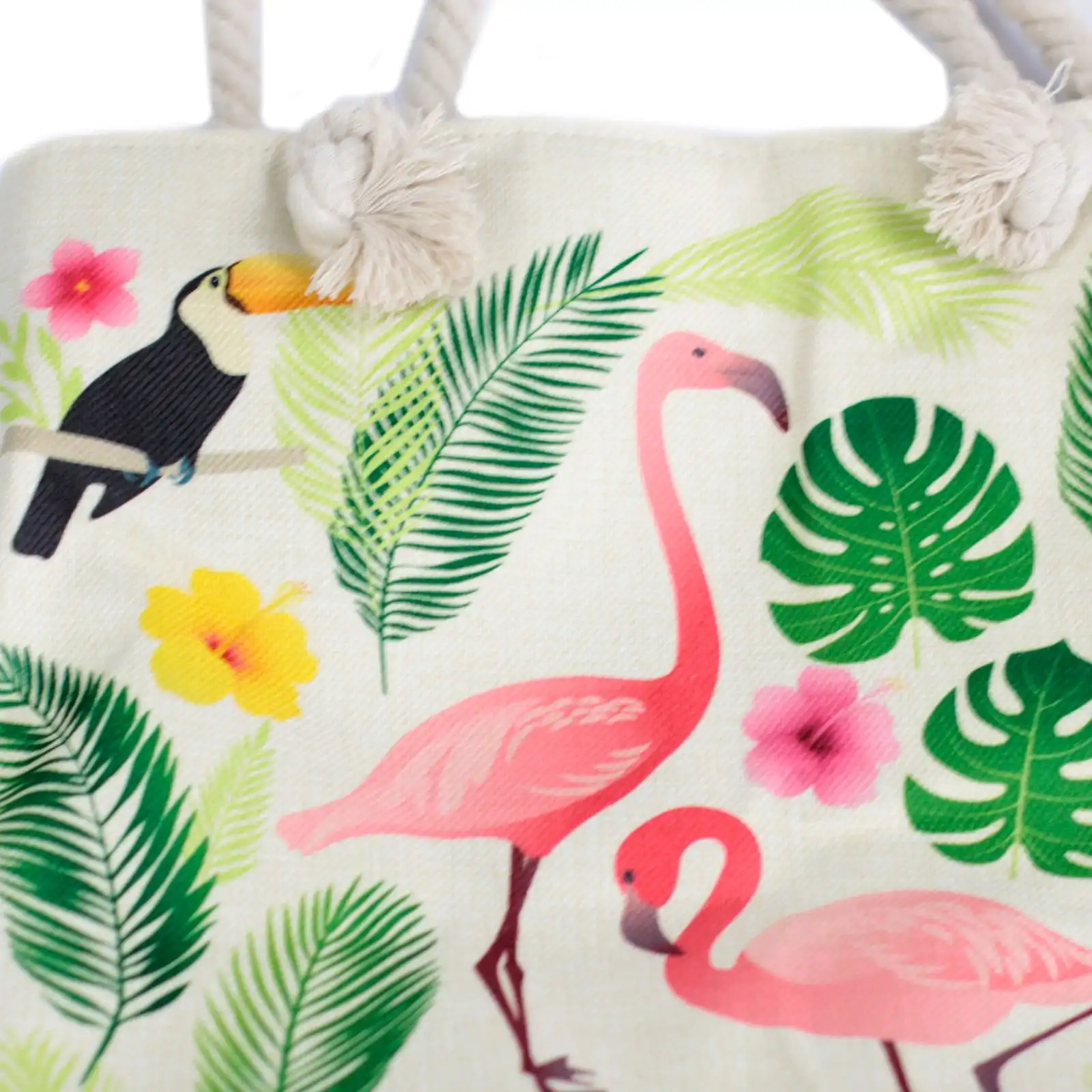 Rope Handle Bag – Flamingo & More | www.artisangoods.co.uk 5 Rope Handle Bag – Flamingo & More | www.artisangoods.co.uk 4