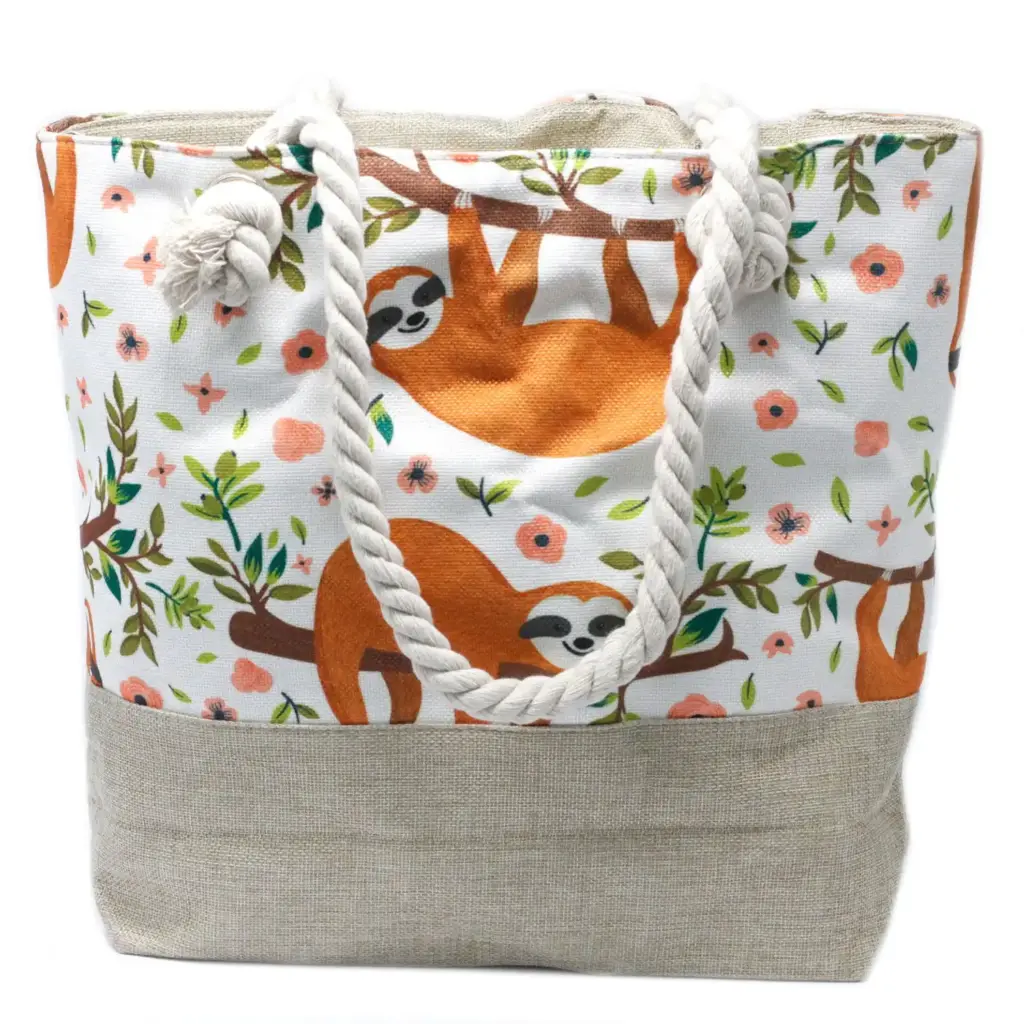 Rope Handle Bag – Sloths | www.artisangoods.co.uk 3 Rope Handle Bag – Sloths | www.artisangoods.co.uk 3