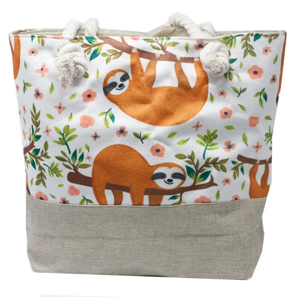 Rope Handle Bag – Sloths | www.artisangoods.co.uk 2 Rope Handle Bag – Sloths | www.artisangoods.co.uk 2