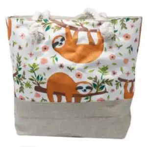 Rope Handle Bag – Sloths | www.artisangoods.co.uk Rope Handle Bag – Sloths | www.artisangoods.co.uk 1