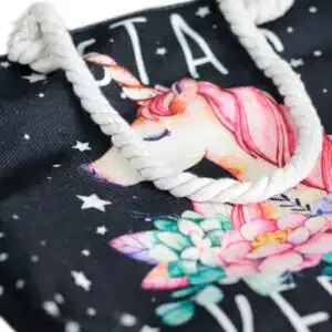 Rope Handle Bag – Star Keeper Unicorn | www.artisangoods.co.uk Rope Handle Bag – Star Keeper Unicorn | www.artisangoods.co.uk 1