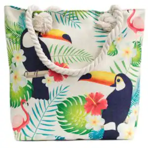 Rope Handle Bag – Tropical Toucan | www.artisangoods.co.uk Rope Handle Bag – Tropical Toucan | www.artisangoods.co.uk 1