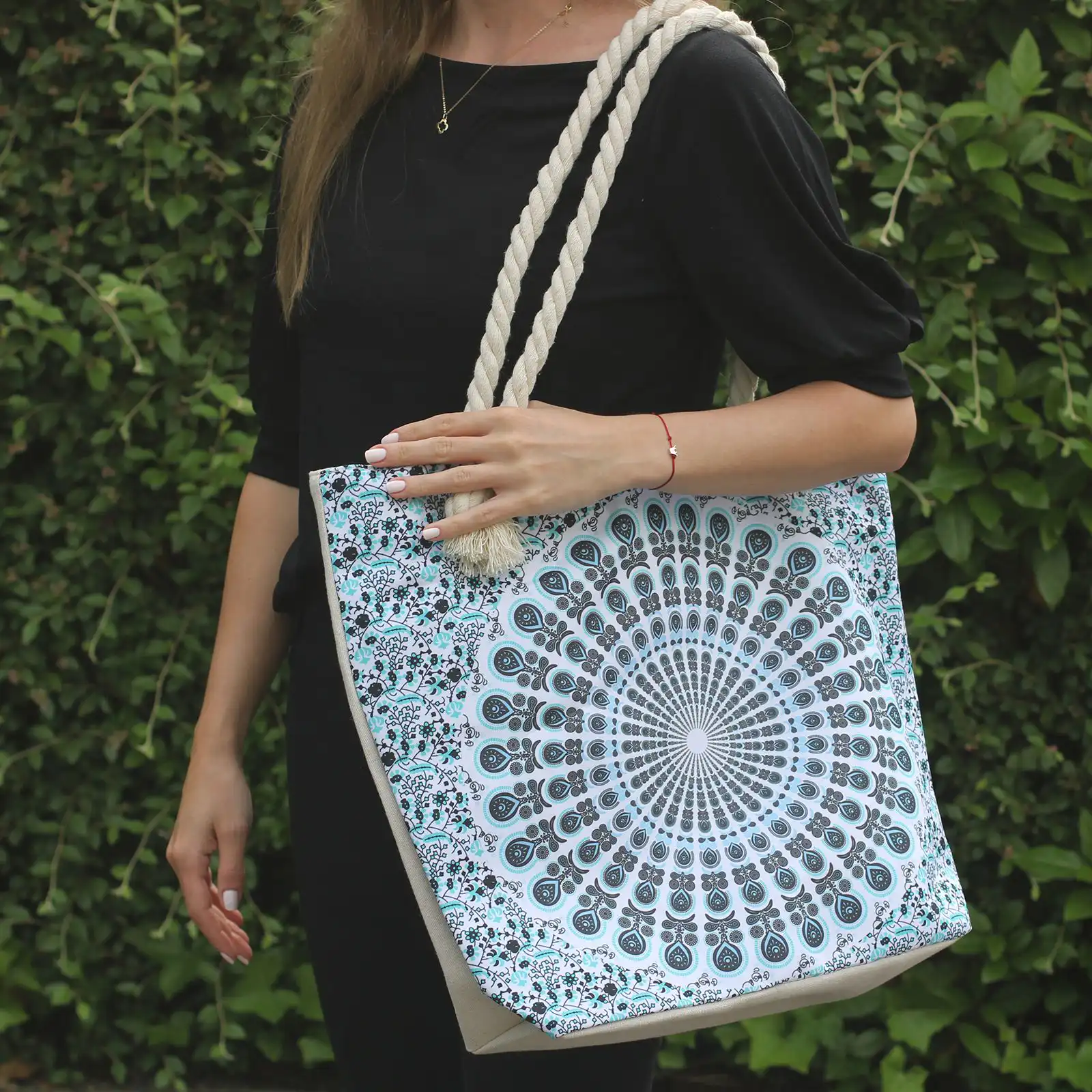 Rope Handle Mandela Bag – Deep Blue | www.artisangoods.co.uk 4 Rope Handle Mandela Bag – Deep Blue | www.artisangoods.co.uk 3