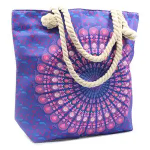 Rope Handle Mandela Bag – Purple Blue | www.artisangoods.co.uk Rope Handle Mandela Bag – Purple Blue | www.artisangoods.co.uk 1