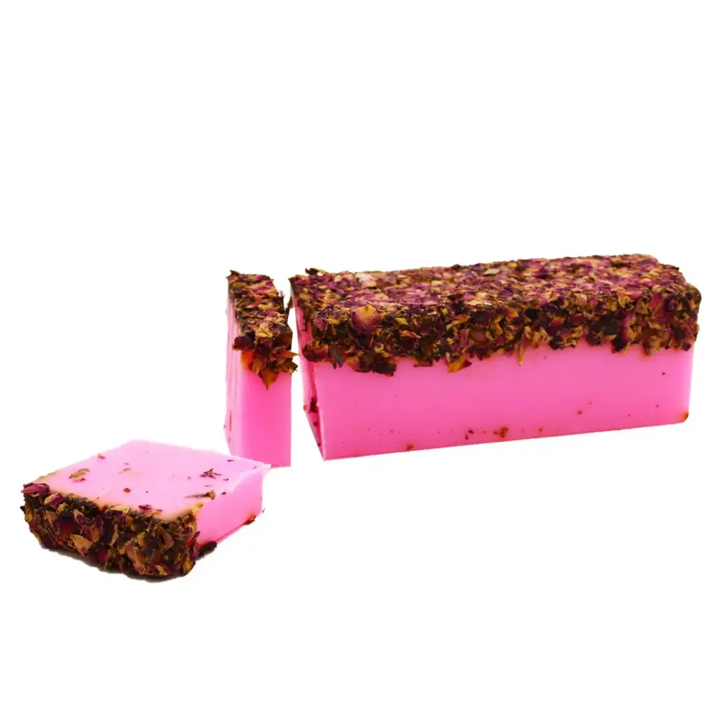 Rose & Rose Petals – Soap Loaf | www.artisangoods.co.uk 2 Rose & Rose Petals – Soap Loaf | www.artisangoods.co.uk 2