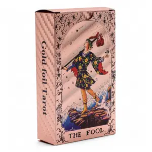 Rose Gold Foil Tarot Card Set – Moon Phase – with booklet | www.artisangoods.co.uk 5