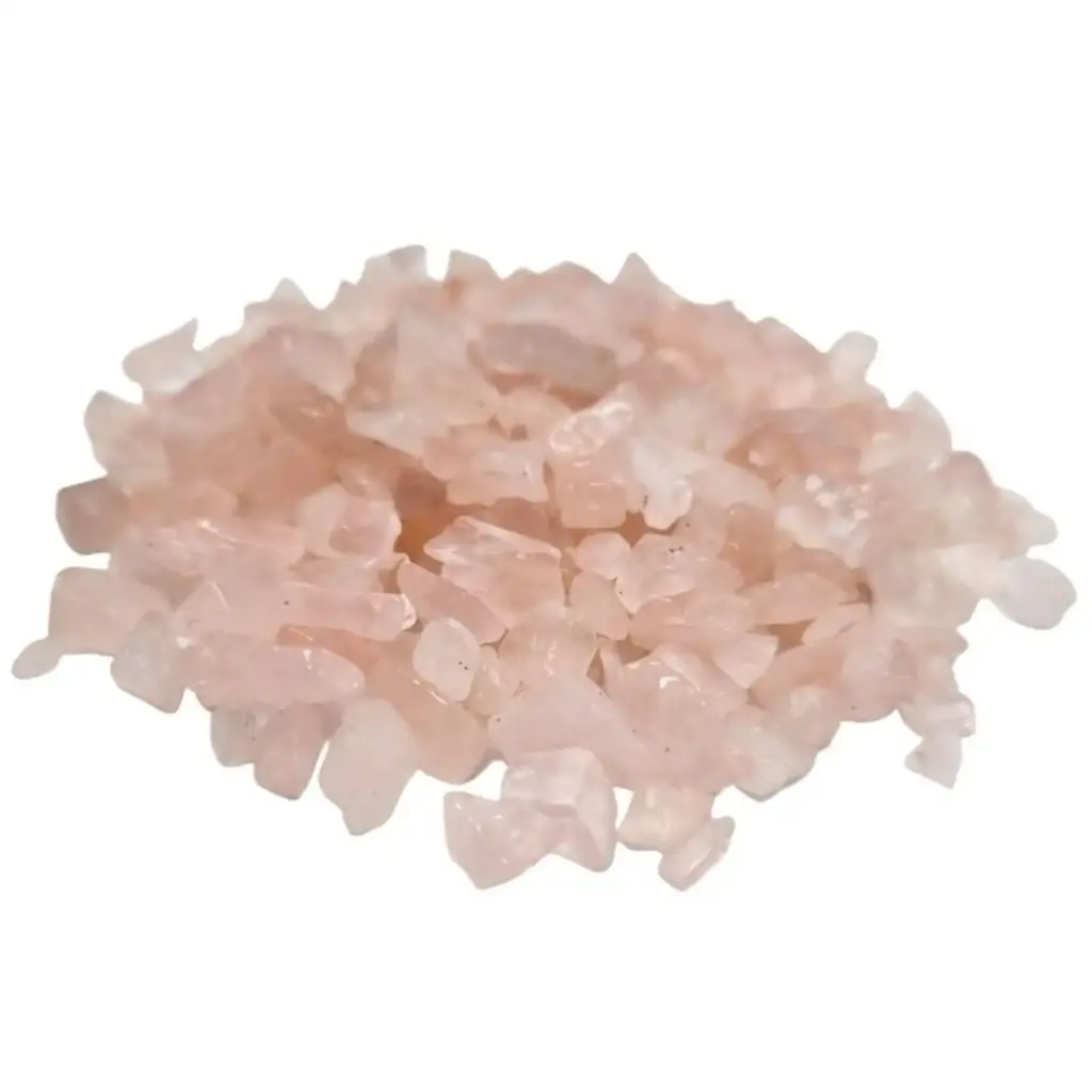 Rose Quartz Gemstone Chips Bulk – 1KG | www.artisangoods.co.uk