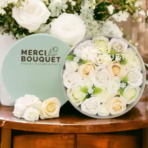 Round Box – Wedding Blessings – White & Ivory | www.artisangoods.co.uk 5