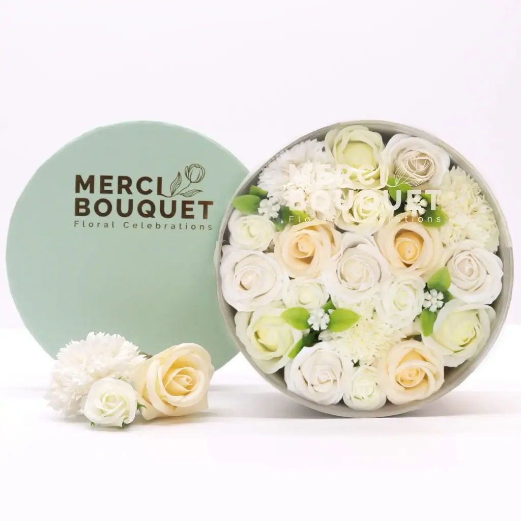 Round Box – Wedding Blessings – White & Ivory | www.artisangoods.co.uk 2 Round Box – Wedding Blessings – White & Ivory | www.artisangoods.co.uk 2
