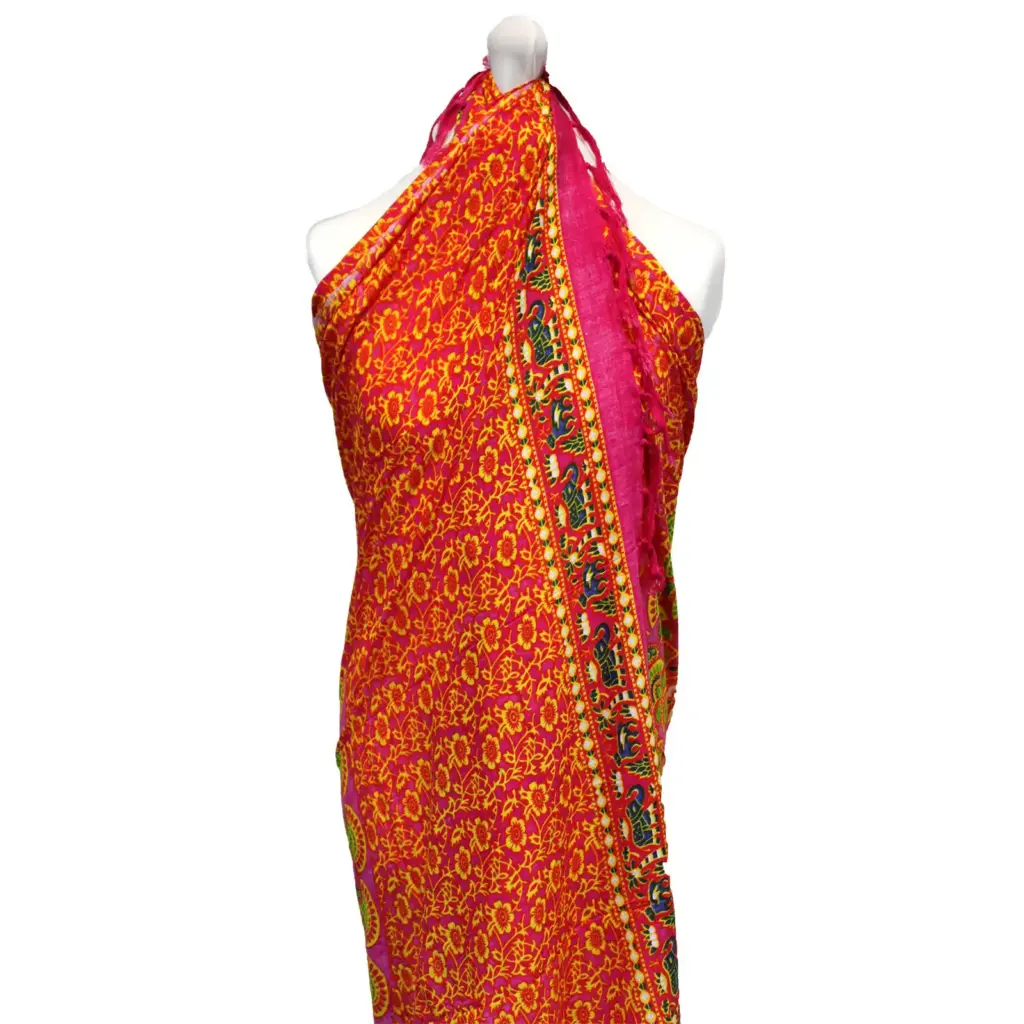 Ruby Lime Mandala Sarongs | www.artisangoods.co.uk