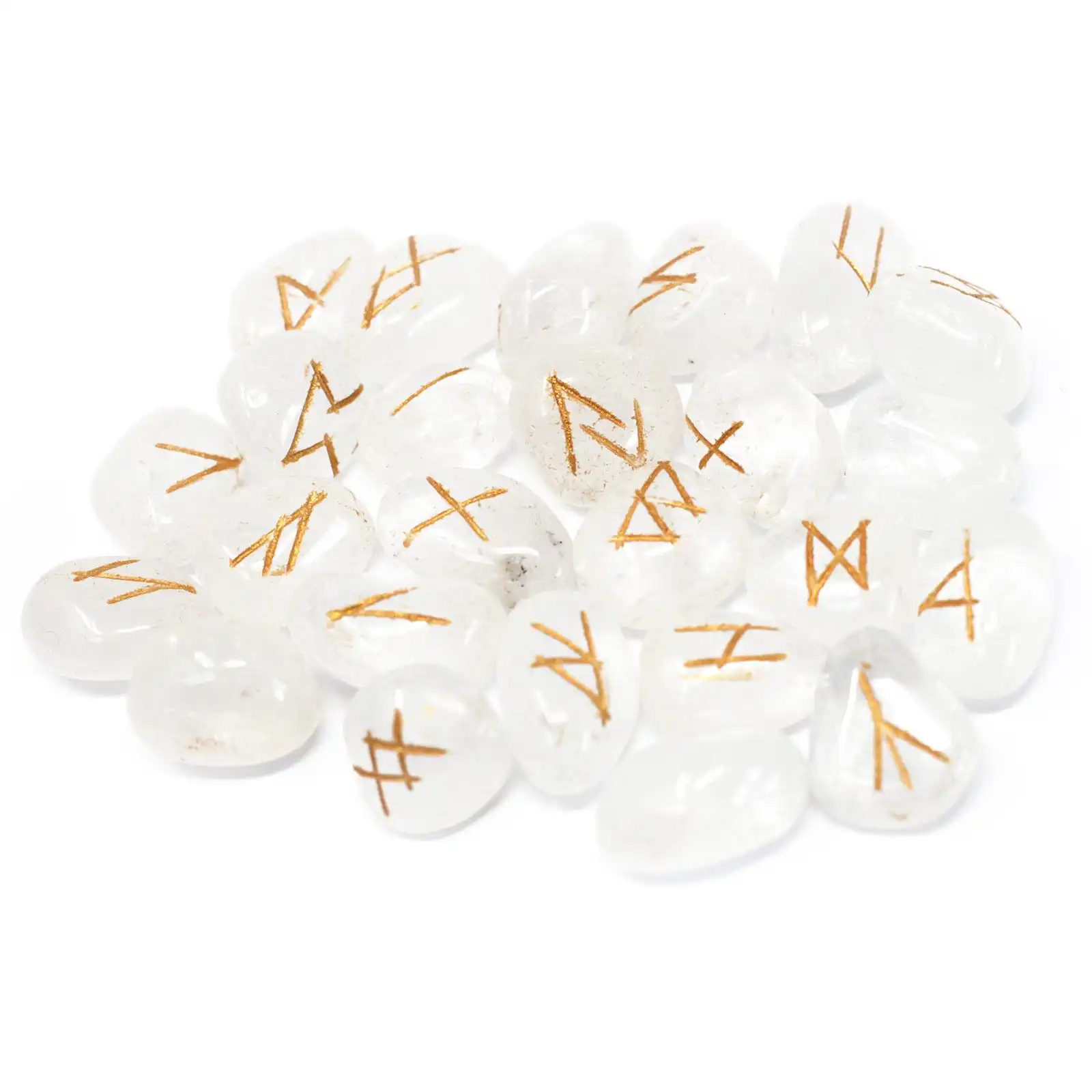Runes Stone Set in Pouch – Crystal | www.artisangoods.co.uk 3 Runes Stone Set in Pouch – Crystal | www.artisangoods.co.uk 2