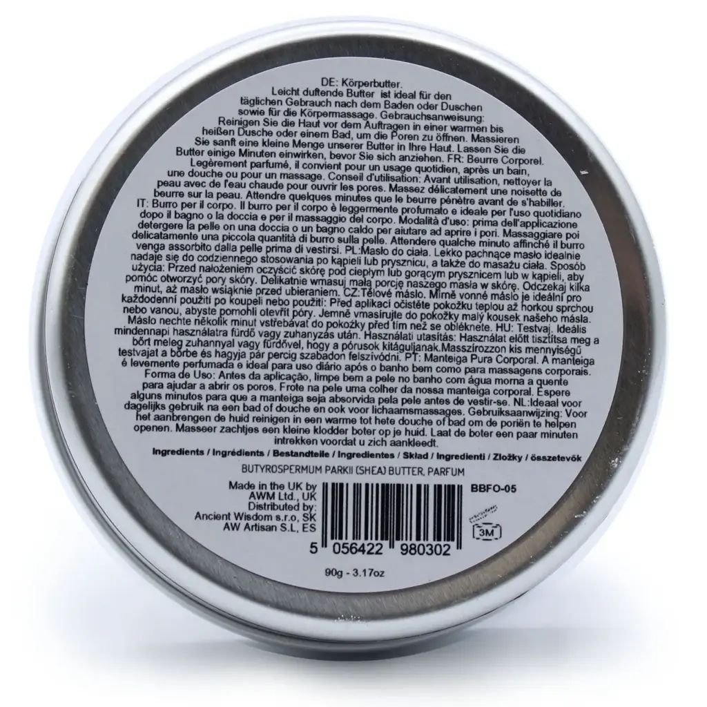 Scented Shea Body Butter 90g – Sweet Strawberry | www.artisangoods.co.uk 2