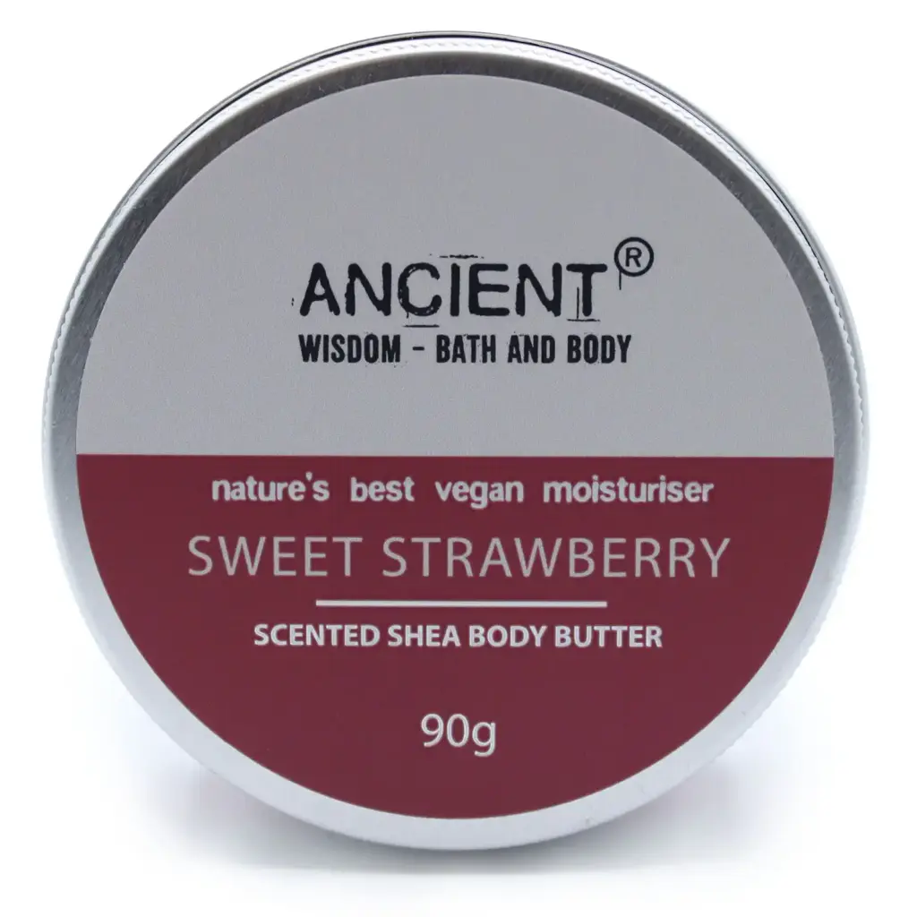 Scented Shea Body Butter 90g – Sweet Strawberry | www.artisangoods.co.uk