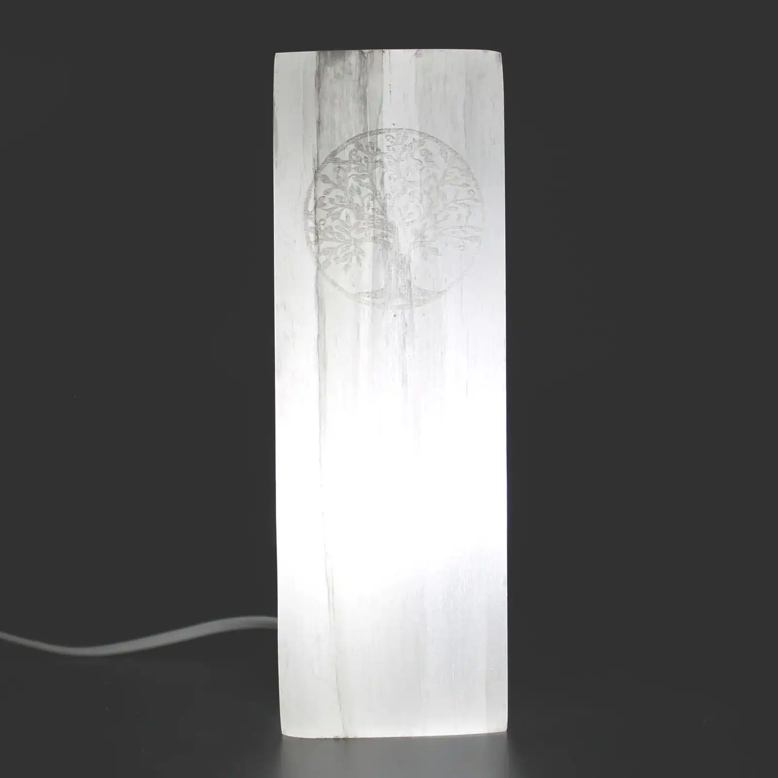 Selenite Block Lamp 25cm – Tree of Life | www.artisangoods.co.uk 3 Selenite Block Lamp 25cm – Tree of Life | www.artisangoods.co.uk 2